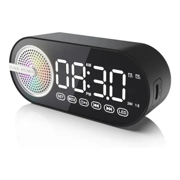 Digital Clock with Bluetooth Speaker - Image 4