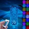 Touch Control Rechargeable Rose Diamond Table Lamp