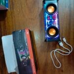 V8 Transparent 10W RGB Colorful lights Bluetooth Speaker photo review