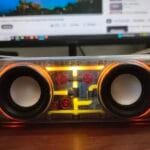 V8 Transparent 10W RGB Colorful lights Bluetooth Speaker photo review