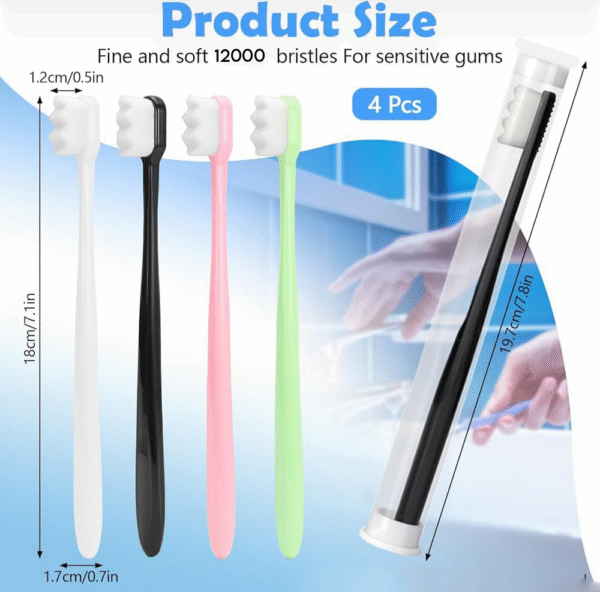 Nano Softest Toothbrush (৪ পিস)