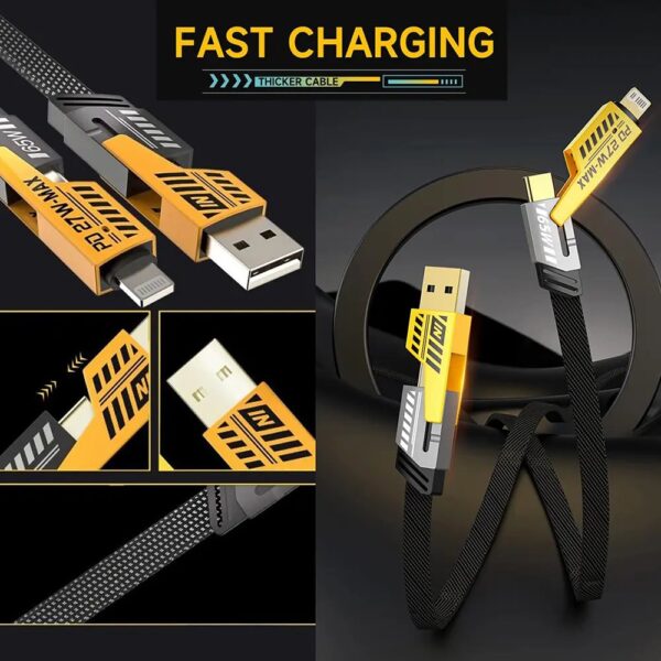 4 in 1 fast charging cable 65w - Image 4