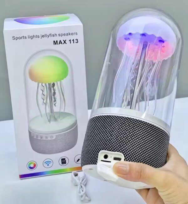 Jellyfish Rechargeable RGB lamp Speaker - Image 4