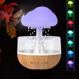 Rain cloud humidifier rain colorful.