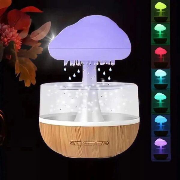 Rain cloud humidifier rain colorful.